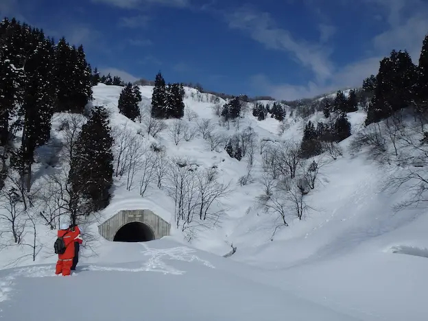 雪崩対策計画現地調査